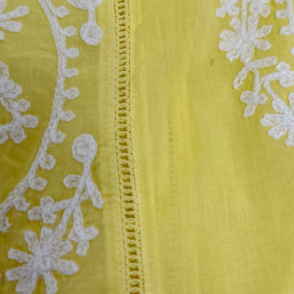 Melissa Odabash Women’s Yellow Embroidered Blouse - Picture 5 of 12